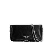 Rock Studs Clutch Zadig & Voltaire , Black , Dames