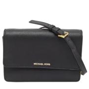 Pre-owned Leather shoulder-bags Michael Kors Pre-owned , Black , Dames