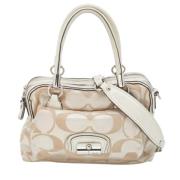 Pre-owned Canvas handbags Coach Pre-owned , Beige , Dames