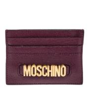 Pre-owned Leather wallets Moschino Pre-Owned , Purple , Dames