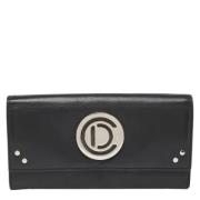 Pre-owned Leather wallets Dior Vintage , Black , Dames