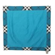 Pre-owned Fabric scarves Burberry Vintage , Blue , Dames