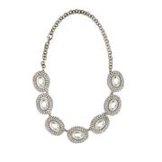 Verfraaide metalen ketting Alessandra Rich , Gray , Dames