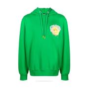 Hoodie met verstelbaar trekkoord Barrow , Green , Heren