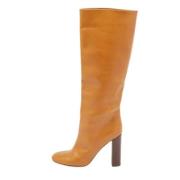 Pre-owned Leather boots Chloé Pre-owned , Brown , Dames