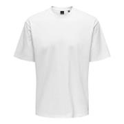 T-Shirts Only & Sons , White , Heren