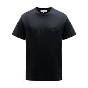 Geborduurde Logo T-shirts en Polos JW Anderson , Black , Heren