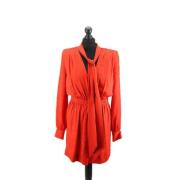 Pre-owned Fabric dresses Yves Saint Laurent Vintage , Red , Dames