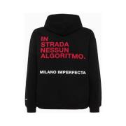 Verstelbare hoodie uit de Milano Imperfecta-lijn Iuter , Black , Heren