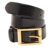 Pre-owned Leather belts Dolce & Gabbana Pre-owned , Black , Dames