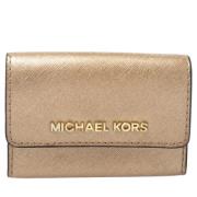 Pre-owned Leather wallets Michael Kors Pre-owned , Gray , Dames