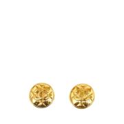 Pre-owned Yellow Gold earrings Chanel Vintage , Yellow , Dames