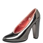 Pre-owned Leather heels Marc Jacobs Pre-owned , Gray , Dames