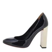 Pre-owned Leather heels Fendi Vintage , Black , Dames