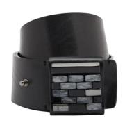 Pre-owned Leather belts Armani Pre-owned , Black , Dames