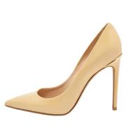 Pre-owned Leather heels Louis Vuitton Vintage , Beige , Dames