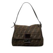 Pre-owned Leather fendi-bags Fendi Vintage , Brown , Dames