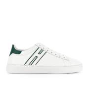 Witte sneakers met een vintage uitstraling en eigentijdse vorm Hogan ,...