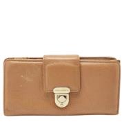 Pre-owned Leather wallets Dolce & Gabbana Pre-owned , Beige , Dames