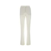 Witte Crepe Gladys Broek Andamane , White , Dames