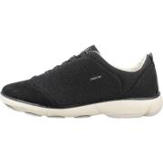 Stijlvolle Nebula Damessneakers Geox , Black , Dames