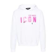 Cool Fit Hoodie Dsquared2 , White , Heren