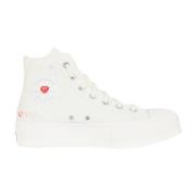 Hart Hoge Top Sneakers Converse , White , Dames