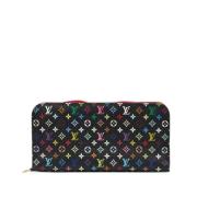 Pre-owned Canvas wallets Louis Vuitton Vintage , Black , Dames