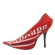 Pre-owned Fabric heels Balenciaga Vintage , Red , Dames