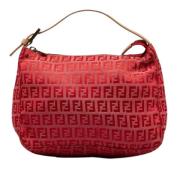 Pre-owned Leather handbags Fendi Vintage , Red , Dames