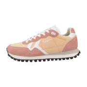 Stijlvolle Print Sneakers voor Modieuze Vrouwen Pepe Jeans , Orange , ...