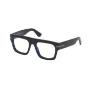 Stoere vierkante bril Tom Ford , Black , Heren
