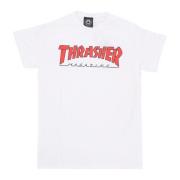 Outline Tee - Streetwear Collectie Thrasher , White , Heren