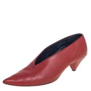 Pre-owned Leather heels Celine Vintage , Brown , Dames