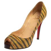 Pre-owned Canvas heels Christian Louboutin Pre-owned , Multicolor , Da...