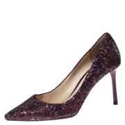 Pre-owned Fabric heels Jimmy Choo Pre-owned , Purple , Dames