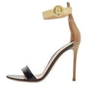 Pre-owned Leather sandals Gianvito Rossi Pre-owned , Brown , Dames