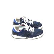 Pre-owned Fabric sneakers Dior Vintage , Blue , Dames