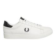 Effen Vetersluiting Sneakers Fred Perry , White , Heren