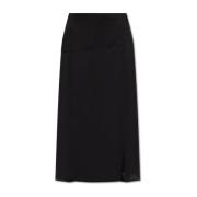 Rok met rits Jil Sander , Black , Dames