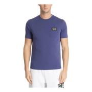 Effen Logo T-shirt Emporio Armani EA7 , Blue , Heren