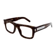 Bruine Modieuze Optische Monturen Saint Laurent , Brown , Dames