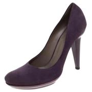 Pre-owned Suede heels Bottega Veneta Vintage , Purple , Dames