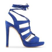 Blauwe Sandalen voor Dames Made in Italia , Blue , Dames