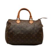 Pre-owned Canvas handbags Louis Vuitton Vintage , Brown , Dames