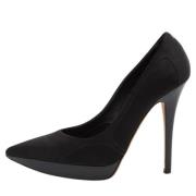 Pre-owned Satin heels Burberry Vintage , Black , Dames