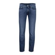 Blauwe Jeans 5-Pocket Model Pierre Cardin , Blue , Heren