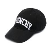 Zwarte baseballpet met Givenchy College borduursel Givenchy , Black , ...