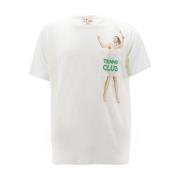 T-shirt MC2 Saint Barth , White , Heren