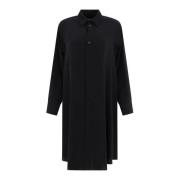 Chemisierjurk met trekkoord MM6 Maison Margiela , Black , Dames